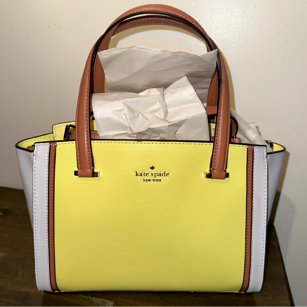 NWT Kate Spade, Patterson Drive Small Geraldine Satchel in Limelight